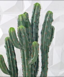 Artificial Cactus Plant, Realistic Green Succulent Fake Plants with Pot, Maintenance-Free, Waterproof & UV Resistant Decorative Faux Plant for Indoor & Outdoor Home, Office, Event Decor (103cm)