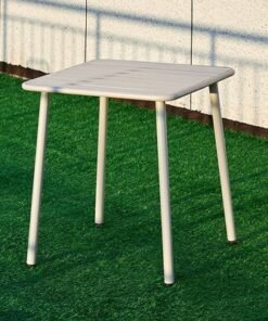 Alternative view of Jeffcoco Furniture Outdoor Metal Table,Water proof,Heat Proof,Balcony Garden BBQ Patio Table(1 PC Grey)