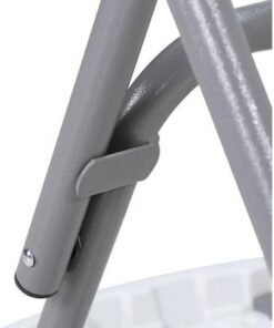 Jeffcoco Furniture Folding Round High Table - Foldable Table,W60cm*H110cm, White - For Home-Kitchen-Garden-Restaurant-Events-Camping-Cocktail-Walking dinner - Image 4