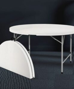 Alternative view of Jeffcoco Furniture Portable Plastic Folding Table Dia 160cm Round for 8-10 Person for Party/Picnic/Garden/Dining/Kitchen/Buffee/Restaurant (1.6m)