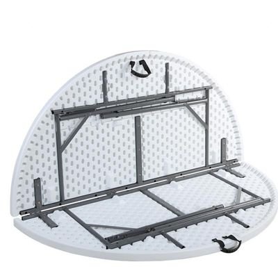 Jeffcoco Furniture Portable Plastic Folding Table Dia 160cm Round for 8-10 Person for Party/Picnic/Garden/Dining/Kitchen/Buffee/Restaurant (1.6m) - Image 3