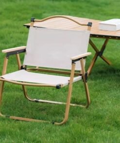 Alternative view of Jeffcoco Furniture Camping Folding Ultralight Chair for Outdoor Hiking,Backpacking Chair with Aluminum Bracket Stable Collapsible Camp with Wooden Handle ,Fishing,Picnic,Travel