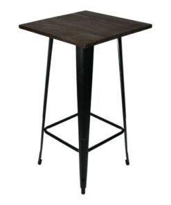 Alternative view of Jeffcoco Furniture Wooden Bar Table Chair,Black Walnut Wood High Table Counter,Home Bar Furniture For Kitchen Dining (Bar Table)