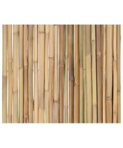 Egardenkart® Natural Rolled Bamboo Fence Thick Natural Privacy Fence (Beige, 150x100cm)