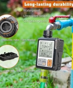 EGARDENKART Sprinkler Timer,Water Timer Digital Programmable Garden Lawn Hose Faucet Timer Irrigation System Controller/Child Lock Mode/Auto&Manual Mode/Rain Delay/3 Inches Large Screen/IP65-UPGRADE - Image 3