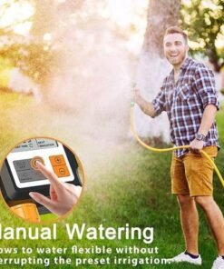 EGARDENKART Sprinkler Timer,Water Timer Digital Programmable Garden Lawn Hose Faucet Timer Irrigation System Controller/Child Lock Mode/Auto&Manual Mode/Rain Delay/3 Inches Large Screen/IP65-UPGRADE - Image 5