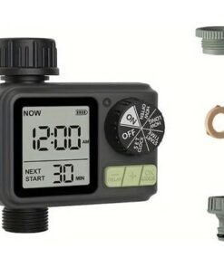Egardenkart, Water Timer for Garden - Multifunctional, Garden Irrigation Timer for Automatic Irrigation System | Automatic Watering Timer with Intelligent Technology | Garden Water Timer (1 Outlet) - Image 4