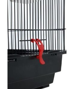 Priority Culture Bird cage strong and smooth iron material pet bird cage, suitable for canaries, stars, budget giars and other birds bird home for parakeets (Black) - Image 3