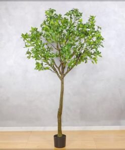 Alternative view of Artificial Jasmine Tree, Tall Potted Ultra-Realistic Faux Trees with Delicate White Flowers & Green Leaves, Fade-Proof, Pet-Friendly & Maintenance-Free Fake Plants for Home Office Decor (180CM)