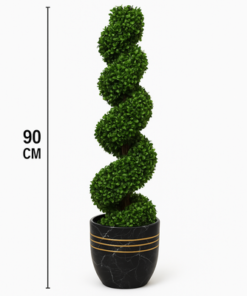 90cm Artificial Spiral Topiary Bonsai Tree Premium Indoor & Outdoor Home Décor Plant (Without Pot)