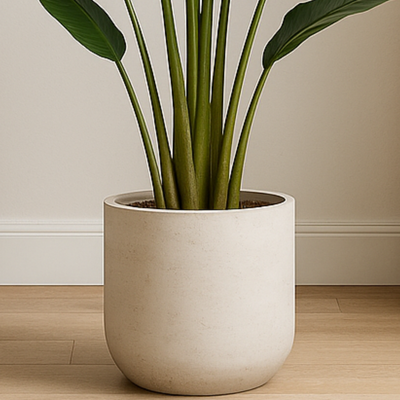 34x50cm Premium Fiberglass Planter Pot Luxury Indoor Outdoor Plant Pot - Image 3