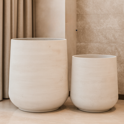 34x50cm Premium Fiberglass Planter Pot Luxury Indoor Outdoor Plant Pot - Image 4