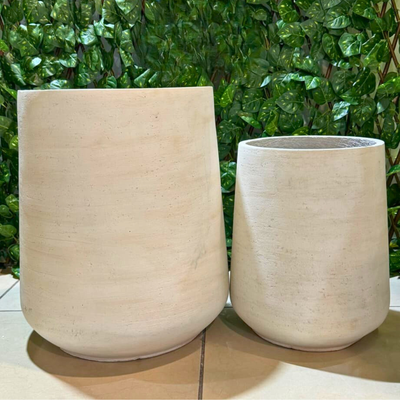 34x50cm Premium Fiberglass Planter Pot Luxury Indoor Outdoor Plant Pot