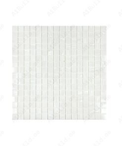 Glacial Artistry White Hand Drawing Glass Mosaic – Elegant & Durable