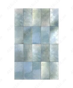 Seafoam Mint Matte Ceramic Artisanal Tile