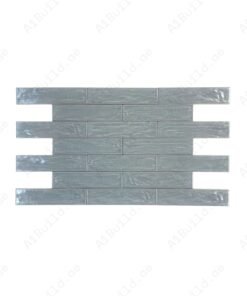 Alternative view of Grey Semimatte Pearlescent Ceramic Artisanal Tile