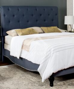 Linen Rolled Back Bed