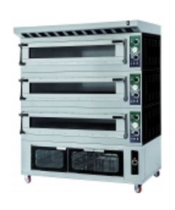 HOSTEK ELECTRIC OVEN 3 DECK+PROFER DUAL 6 GLASS