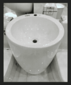 Alternative view of Round pedestal basin  dimensions 470x470x830mm