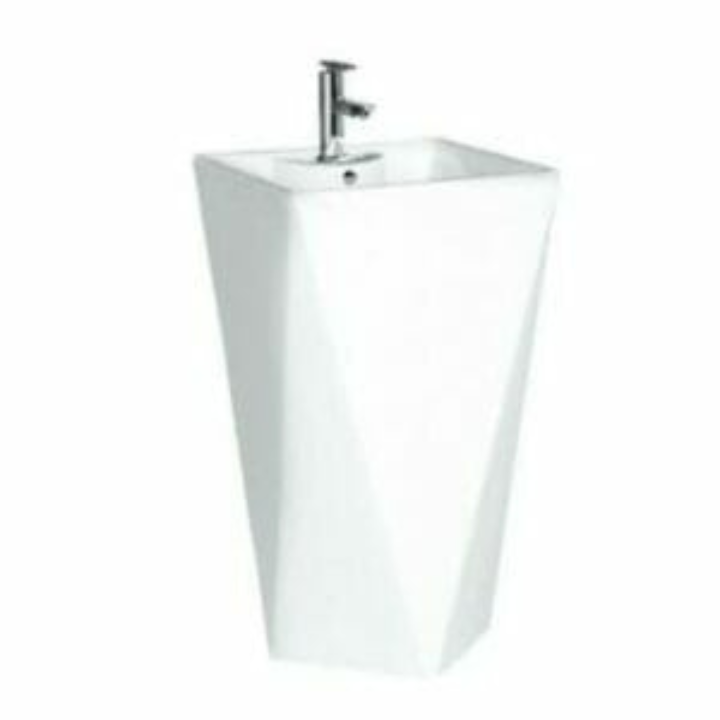 White pedestal basin dimensions 480x480x830mm