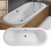 Dana standing bath acrylic corner whirlpool bathtub – 160cm of spa luxury