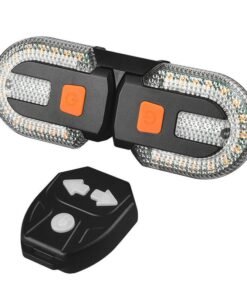 Mountain Bike Wireless Remote Control Steering Flash Brake Tail Light Usb Charging Road Night Riding Light