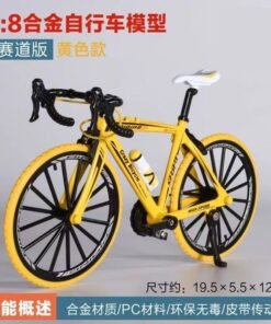 Curved Handlebar Bicycle Alloy Model Simulation Mini Ornaments Road Mountain Bike Toys Children Boys
