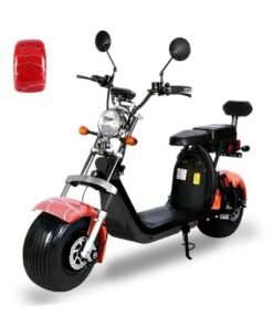 Crony G-029 Electric Motorcycle e Motorbike High Speed Harley tire Double Seat with Double Battery | Red Spider