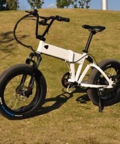 New City Fat Tire Folding Electric Bicycle Belt Drive Fat Bike