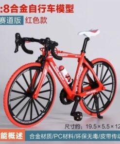 Curved Handlebar Bicycle Alloy Model Simulation Mini Ornaments Road Mountain Bike Toys Children Boys