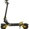 Crony V8 Dual 1600W Brushless Motor Electric Scooter for Adults, Up to 80KM Range & Speed, 60V 26AH Detachable Battery, Foldable Heavy Duty Off-Road E-Scooter with LED Headlights, Dual Suspension, Disc Brakes, Portable Aluminum Frame, All-Terrain Tires, Urban Commuter Smart E-Bike，Yellow