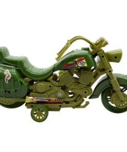 PLAST BOY Virgin Plastic BPA Free Panther Metallic Bike Toy for Kids (Green)